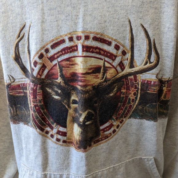 ✨2/$25✨ Vintage Hunting Deer Hoodie - Picture 10 of 12